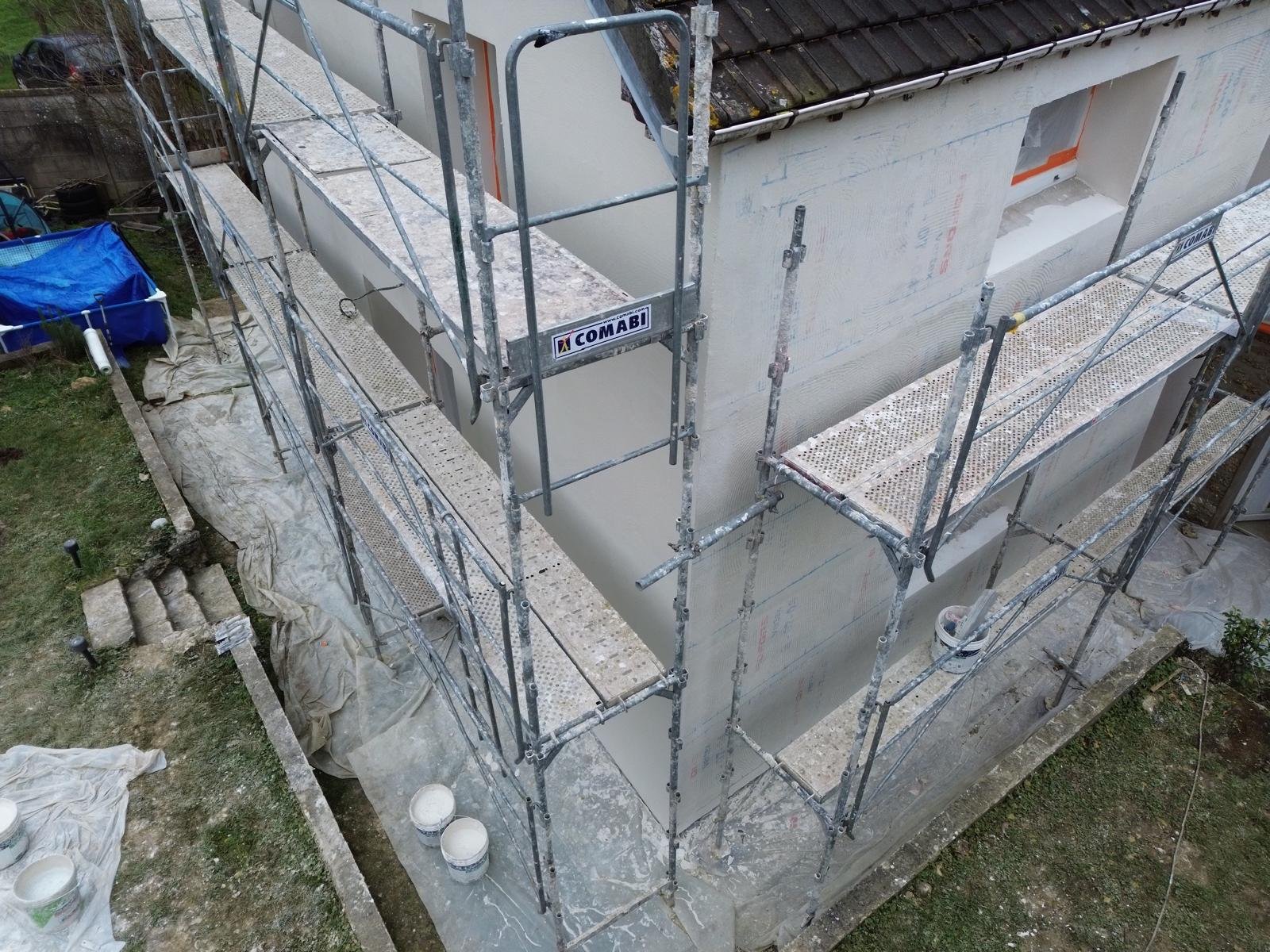 Préparation de la façade